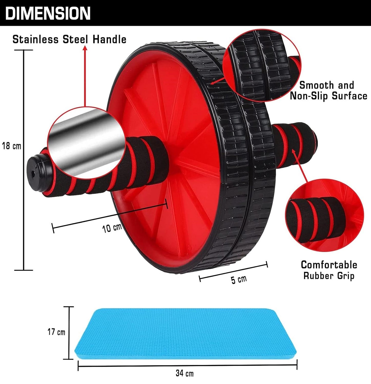 Premium Abs Roller for Men & Women