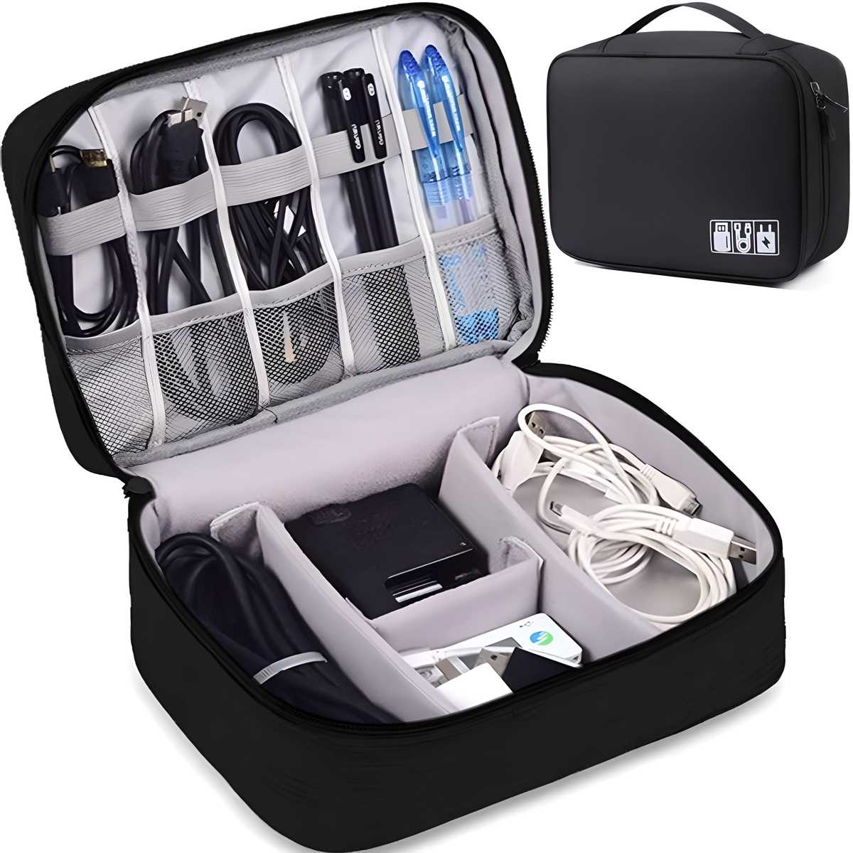 Universal Carry Travel Gadget Bag for Cables