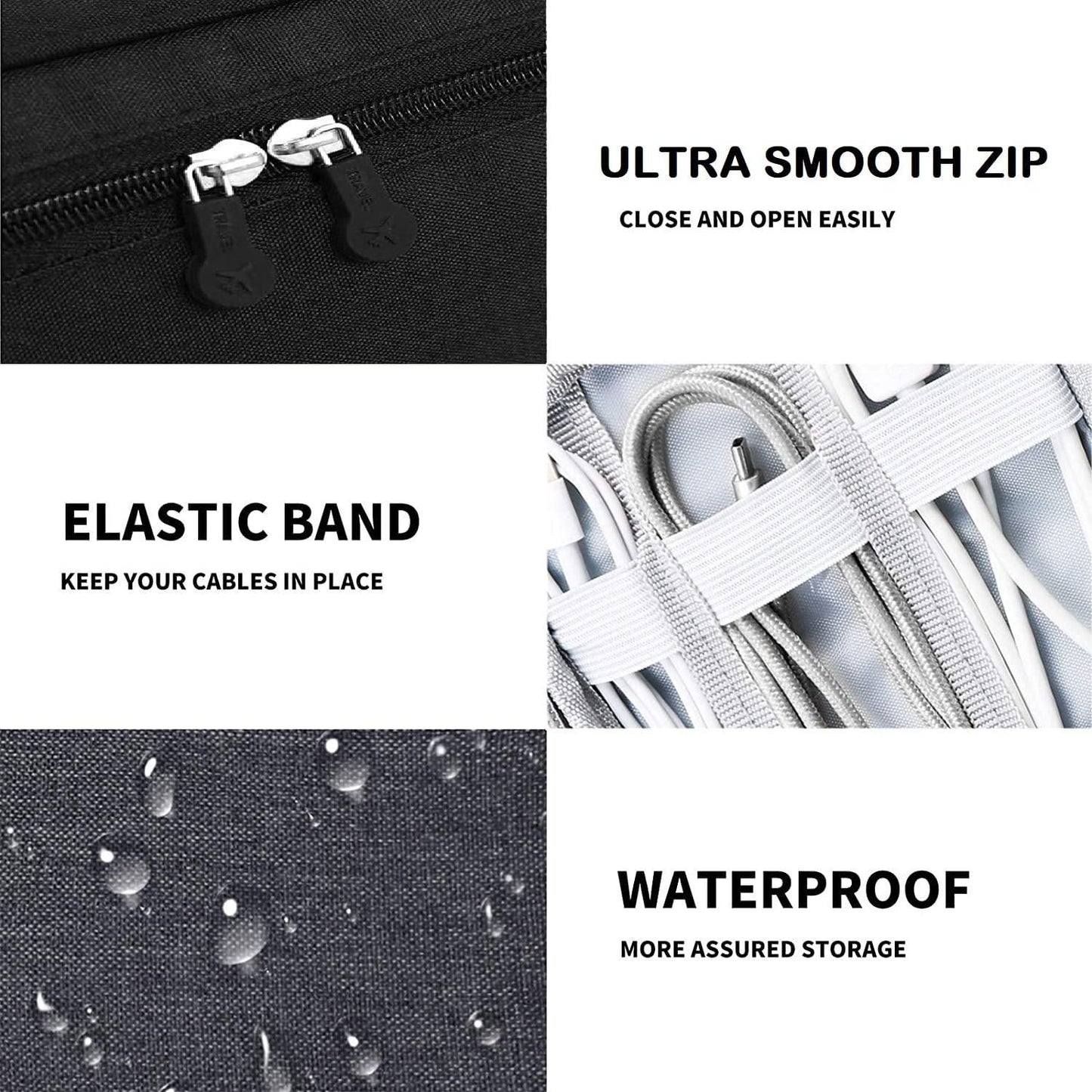 Universal Carry Travel Gadget Bag for Cables