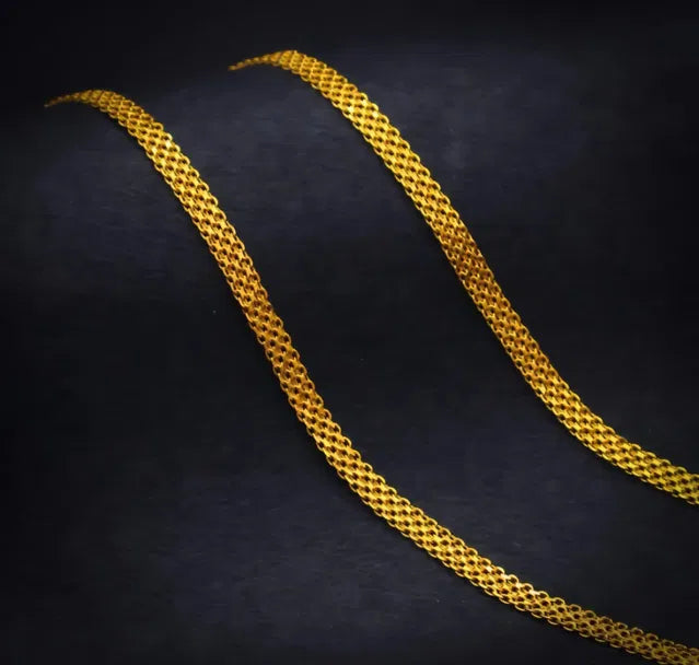 Artificial gold chain